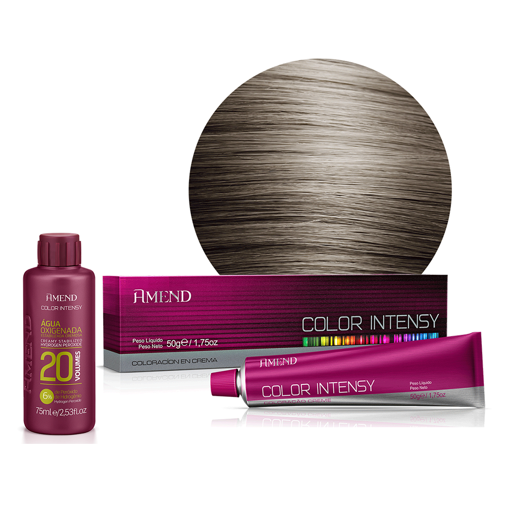 kit color intensy 6.1 Louro Escuro Acizentado + OX 20